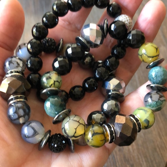 Beautiful semiprecious stone bracelets - Picture 1 of 14